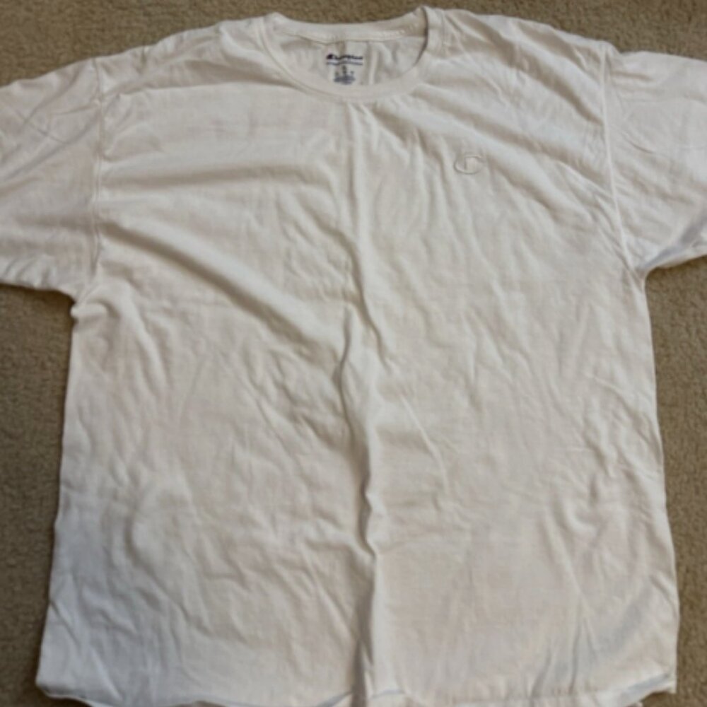 Men’s White Champion T-Shirt - Size XL